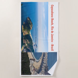 Copacabana Strand, Rio de Janeiro Brasilien Strandtuch