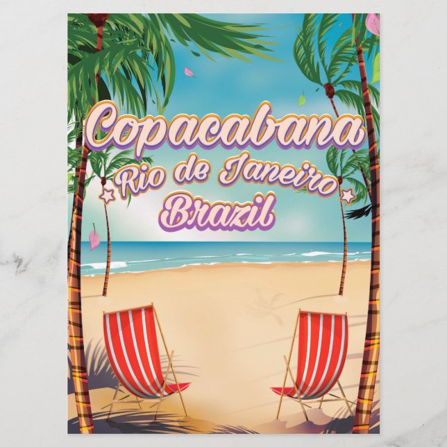 Copacabana, Strand von Rio de Janeiro (Vorderseite)