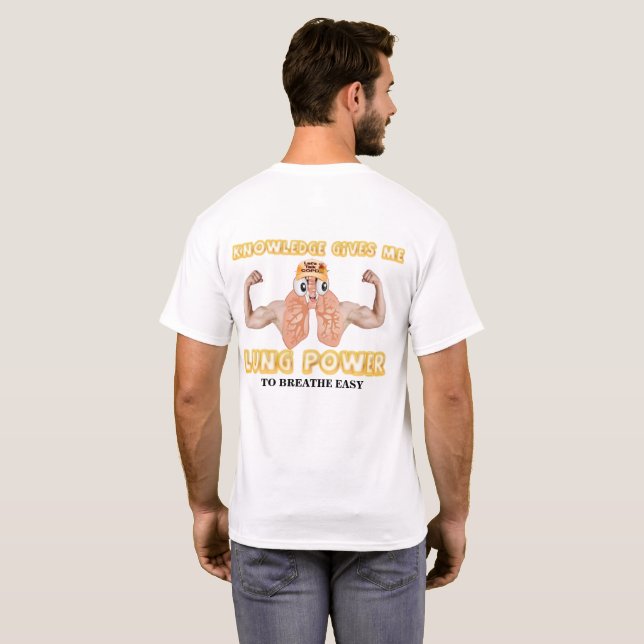 COPD AWARENESS SHIRT (Schwarz voll)