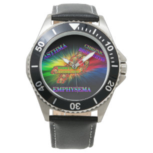 COPD AWARENESS WATCH ARMBANDUHR