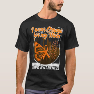 COPD Bewusstsein, dass ich Orange für meine Mama S T-Shirt