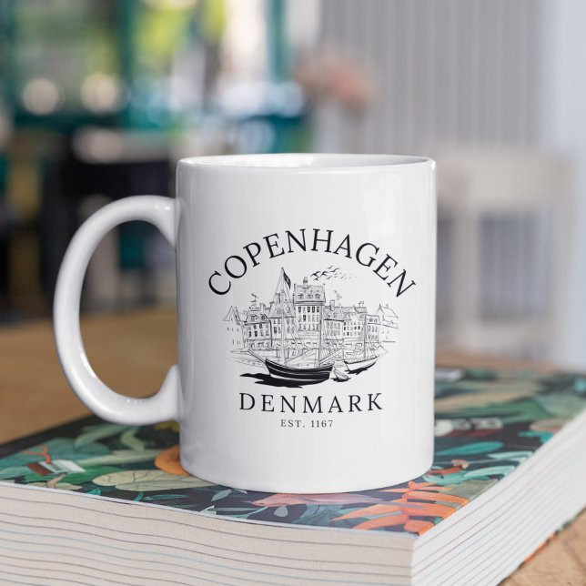Copenhagen Denmark Landscape Kaffeetasse (Von Creator hochgeladen)