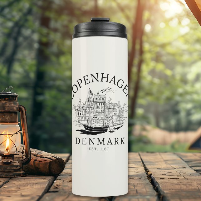 Copenhagen Denmark Landscape Thermosbecher (Von Creator hochgeladen)