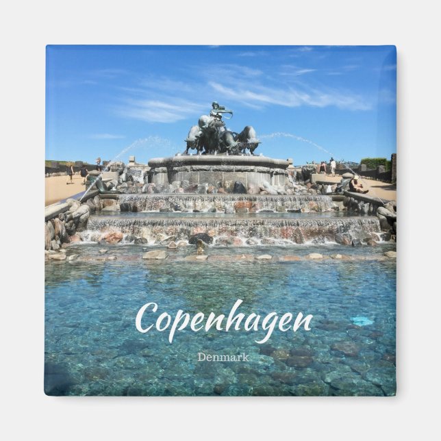 Copenhagen Souvenir Magnet (Vorne)