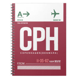 Copenhagen - Travel Journal Notizblock