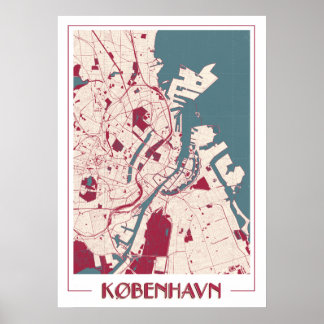 Copenhague BIG Classic Map Poster RB