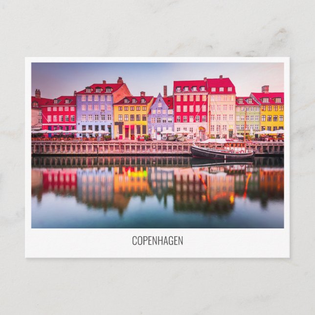 Copenhague, Danemark carte postale voyage (Devant)
