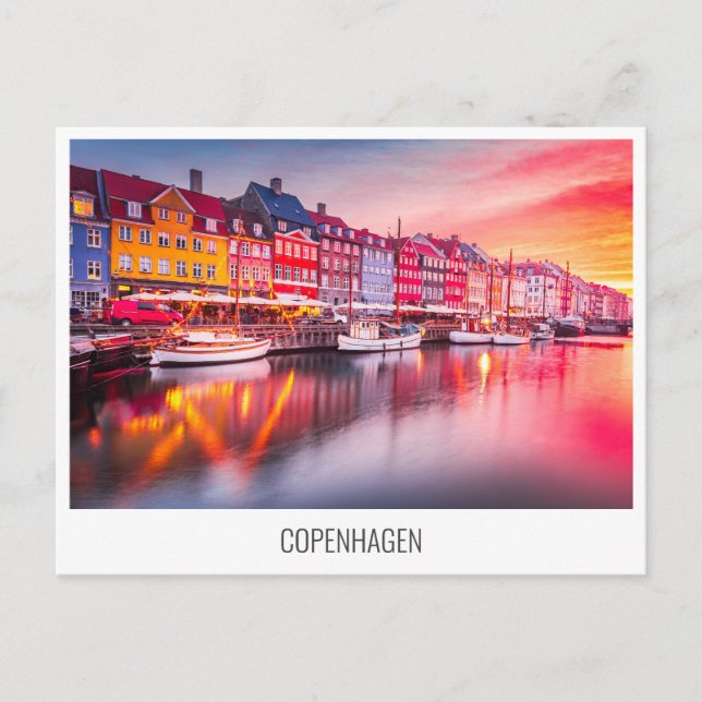 Copenhague, Danemark carte postale voyage (Devant)