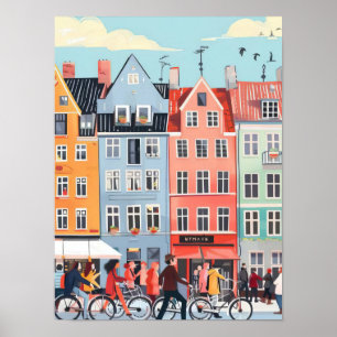 Copenhague Impression Copenhague Illustration Dane