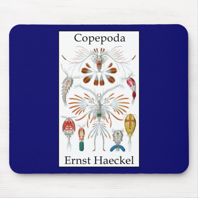 Copepoda durch Ernst Haeckel Mousepad (Vorne)