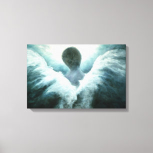 Copie croissante d'art d'ange sur la toile