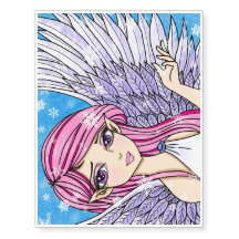 Copie d'art de Personalizabel d'ange de neige