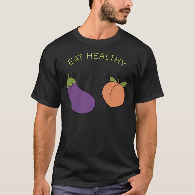 Copie de copie de la copie du T-shirt Eggplant et  (Devant)