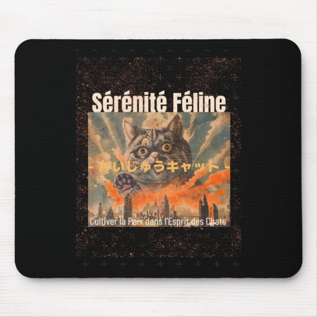 Copie De Copie De Meow Wellness S Sticker Mousepad (Vorne)