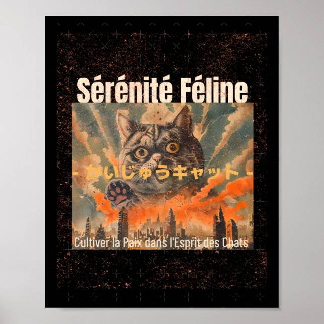 Copie De Copie De Meow Wellness S Sticker Poster (Vorne)