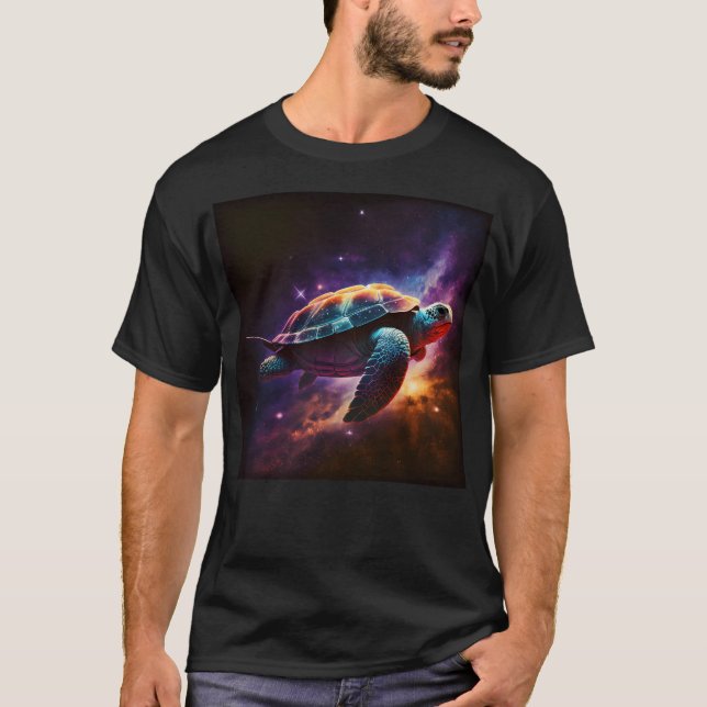 Copie De Copie De Space Turtle T-Shirt (Vorderseite)