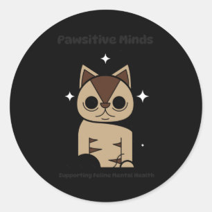 Copie De Meow Wellness S Aufkleber
