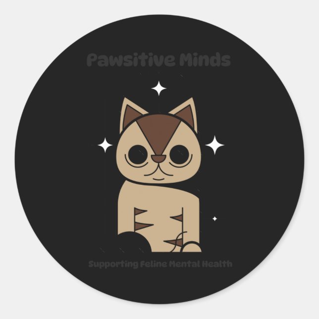 Copie De Meow Wellness S Aufkleber (Vorderseite)