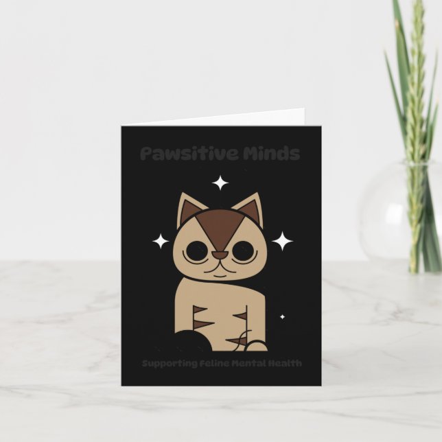 Copie De Meow Wellness S Aufkleber Karte (Vorderseite)