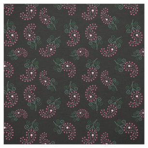 Copie de Paisley de points du tissu  Pretty de