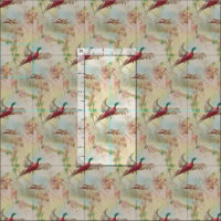 Copie de tissu d'oiseau de faisan inspirée par cru