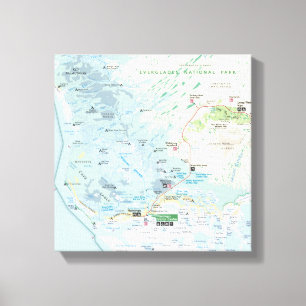 Copie de toile de carte de marais