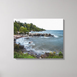Copie de toile de littoral du lac Supérieur