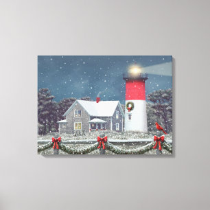 Copie de toile de Noël léger d'Alan Giana "Nause