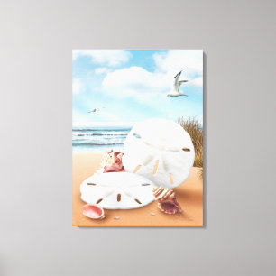 Copie de toile des "dollars de sable" d'Alan Giana