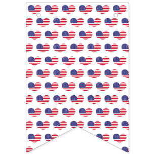 Copie en forme de coeur de drapeau américain 4