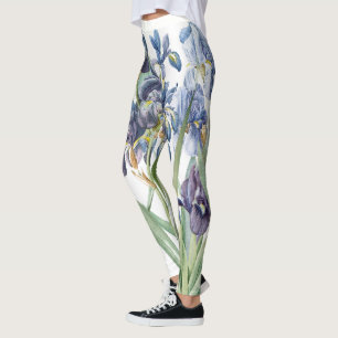Copie florale Legging d'iris bleu de Redoute