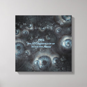 Copie orientée de toile de frère d'Orwell 1984