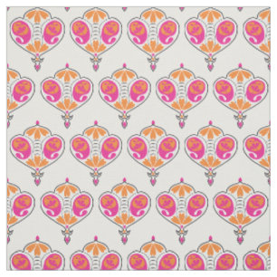 Copie rose du tissu   Paisley de motif de Paisley