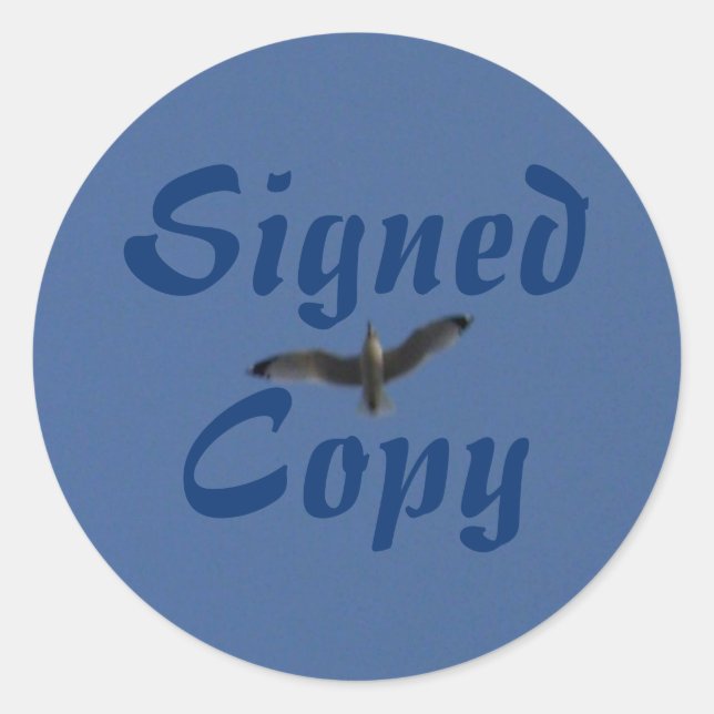 Copie signée - Stickers ronds (#37) (Devant)