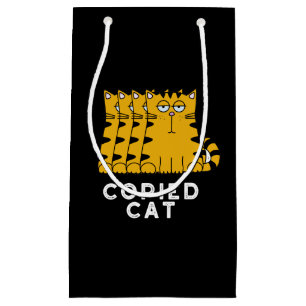 Copied Cat Funny Animal Pub Dark BG Kleine Geschenktüte