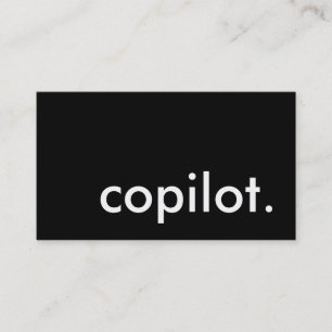 Copilot. Visitenkarte