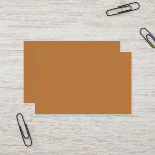 Copper Brown European Business Card Visitenkarte