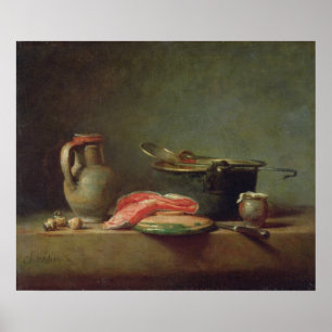 Copper Cauldron with a Pitcher Poster