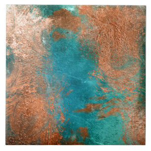 Copper Distressed Patina Fliese