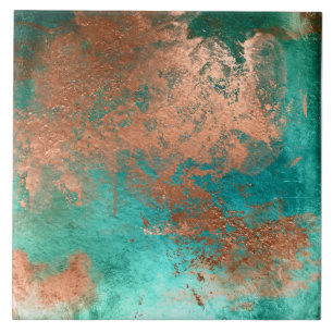 Copper Distressed Patina Fliese