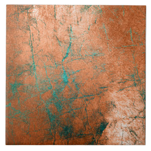 Copper Distressed Patina Fliese