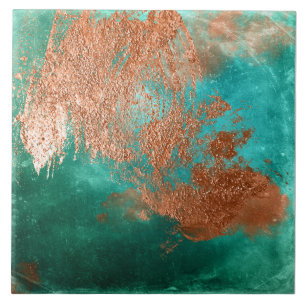 Copper Distressed Patina Fliese