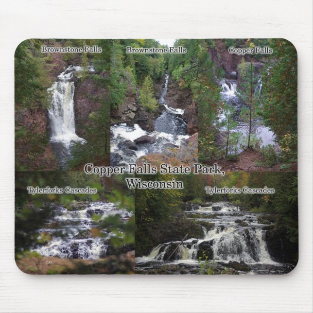 Copper Falls Staat Park mousepad (Vorne)