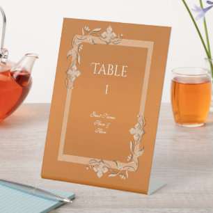 Copper Gem & Glitzer 7. Hochzeitstag Sockelschild