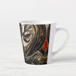 Copper Glow Metal Face Milchtasse