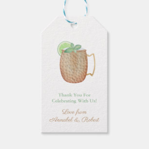 Copper Green Moscow Mule Kit Vielen Dank für Ihre Geschenkanhänger