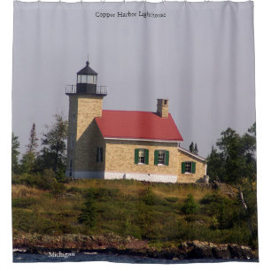 Copper Harbor Lighthouse Duschvorhang