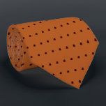 Copper Marron Polka Dots Tie Krawatte<br><div class="desc">Copper Marron Polka Dots Tie</div>