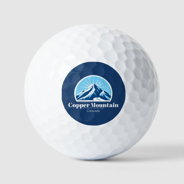 Copper Mountain Colorado Golfurlaub Golfball (Vorderseite)