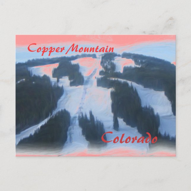 Copper Mountain Colorado Postkarte (Vorderseite)